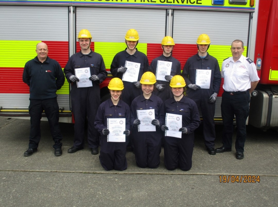 Transition Year Firefighters awareness Course in Rathkeale